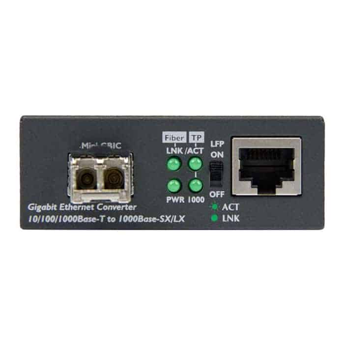 (image for) Fiber Optic to Gigabit Ethernet Converter from StarTech.com